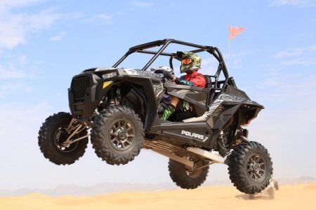 Polaris RZR 1000cc Dune Buggy – 1 Seat along with Desert Safari