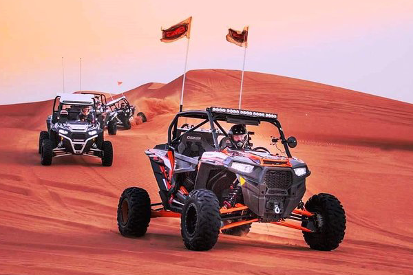 Polaris RZR 1000cc Dune Buggy – 2 Seats along with Desert Safari